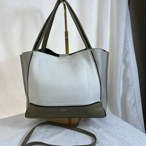 Botkier White and Gray Tote Bag